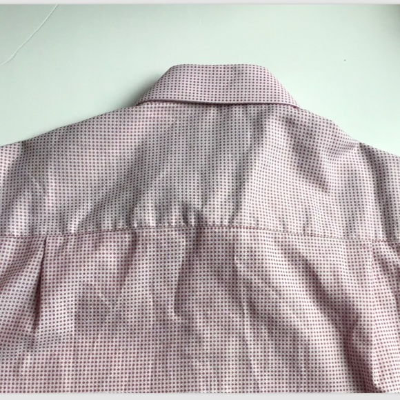 DUCHAMP London tailored fit light burgundy  colour cotton shirt Sz 16 / 40 - Picture 7 of 13